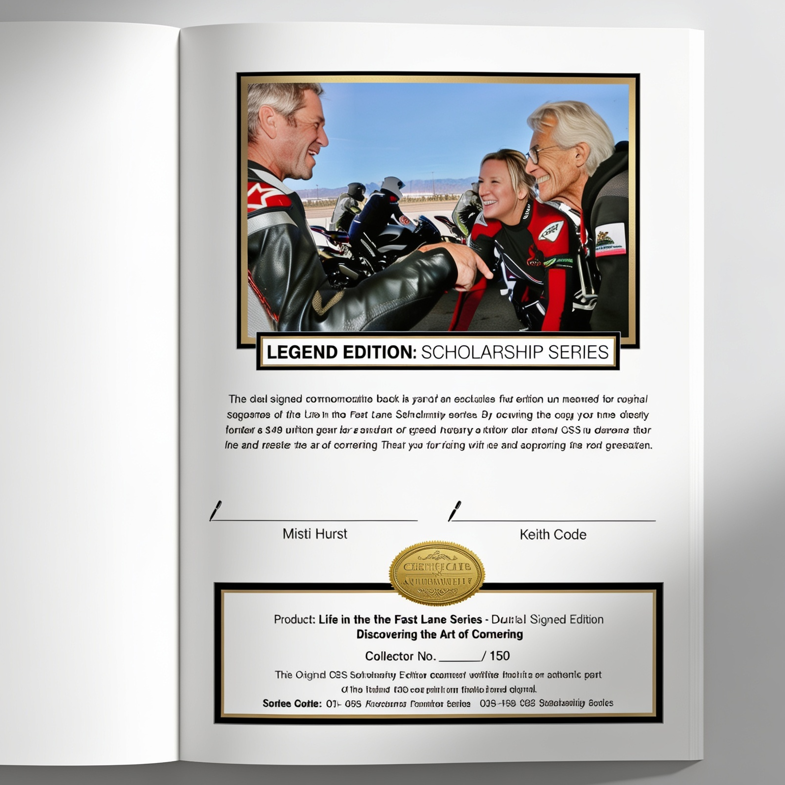 Legend Edition: Scholarship Series — Dual Signed HARDCOVER (Pre-Order)