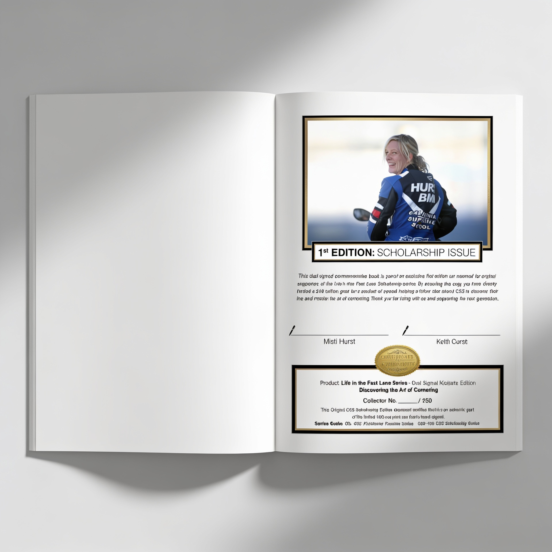 1st Edition: Scholarship Issue — Misti Signed HARDCOVER (Pre-Order)